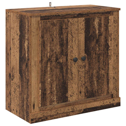 Servírovací Skříň 70 X 35,5 X 67,5 Cm Staré Dřevo