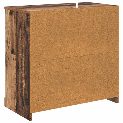 Servírovací Skříň 70 X 35,5 X 67,5 Cm Staré Dřevo