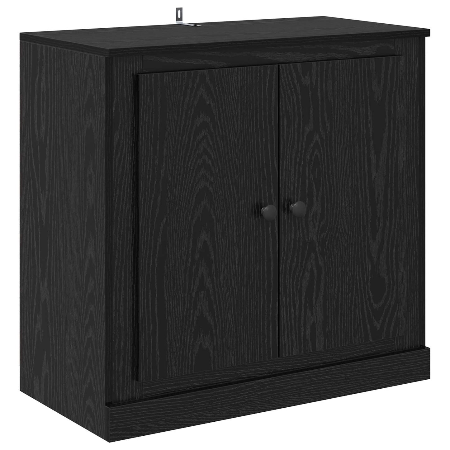 Servírovací Skříň 70 X 35,5 X 67,5 Cm Černý Dub
