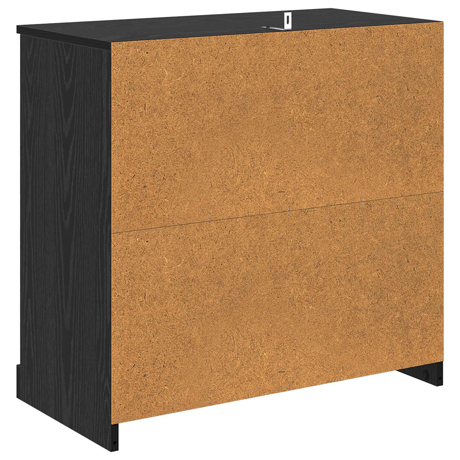 Servírovací Skříň 70 X 35,5 X 67,5 Cm Černý Dub
