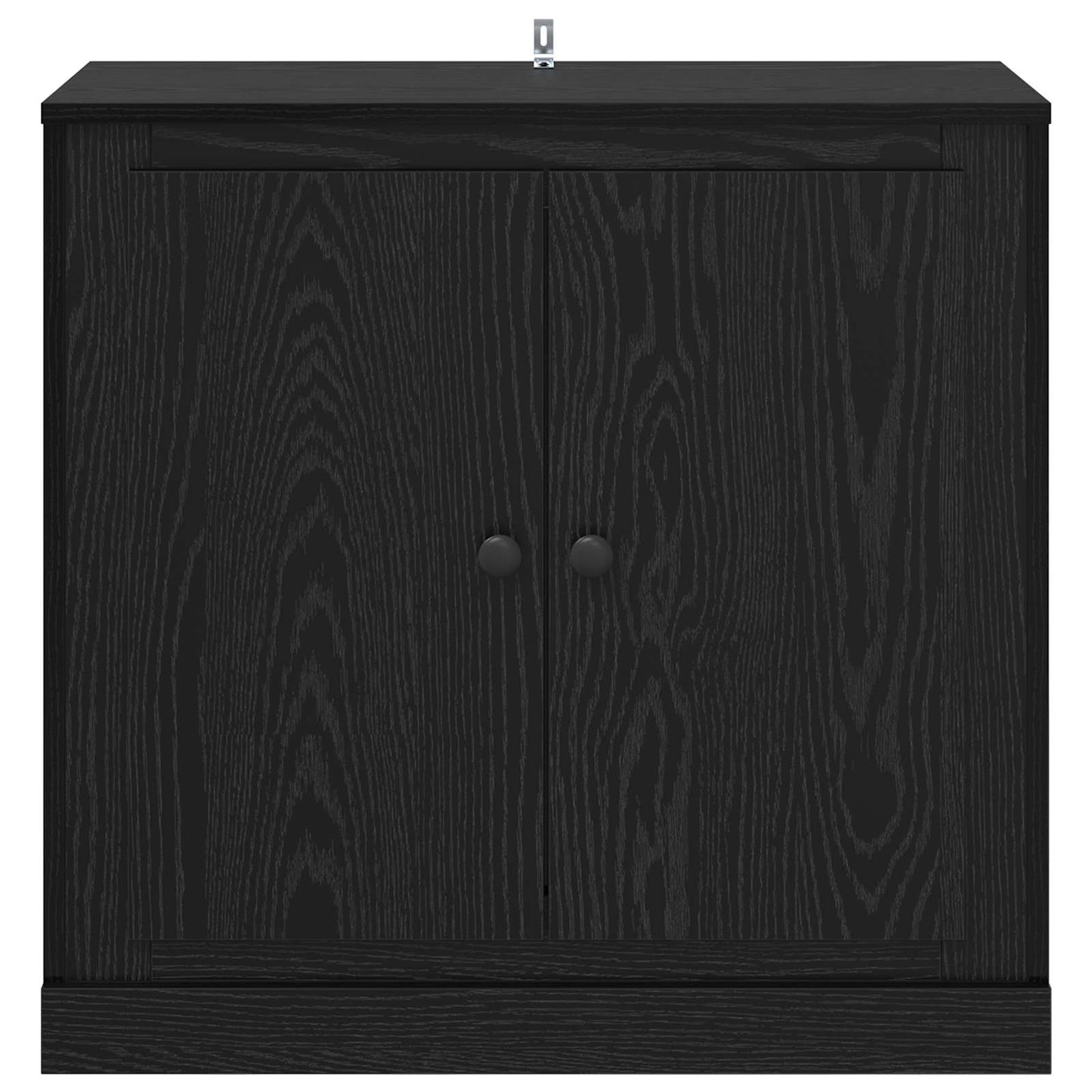 Servírovací Skříň 70 X 35,5 X 67,5 Cm Černý Dub