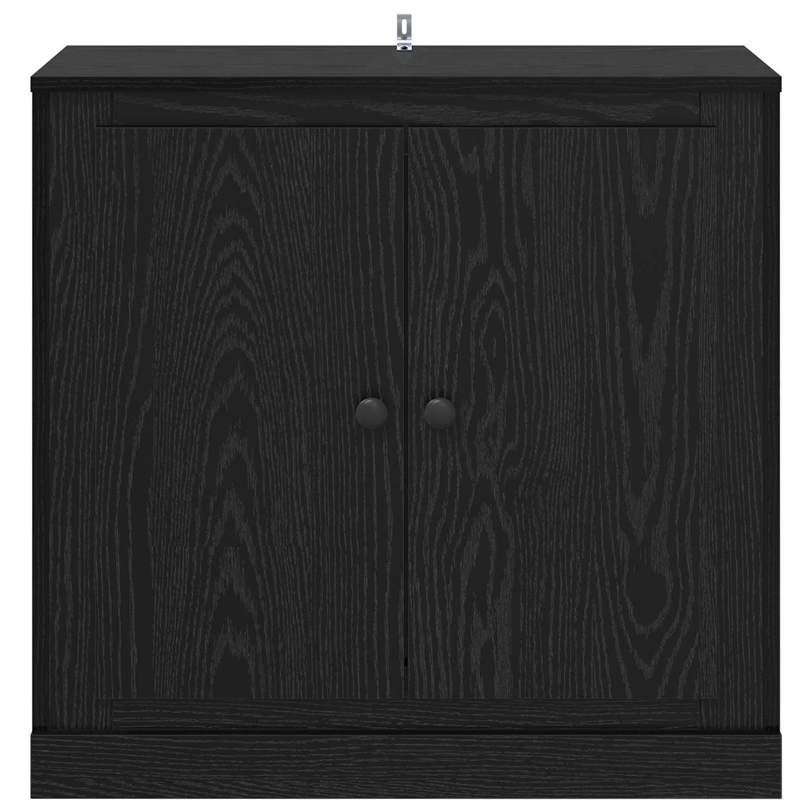 Servírovací Skříň 70 X 35,5 X 67,5 Cm Černý Dub