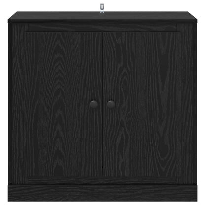 Servírovací Skříň 70 X 35,5 X 67,5 Cm Černý Dub