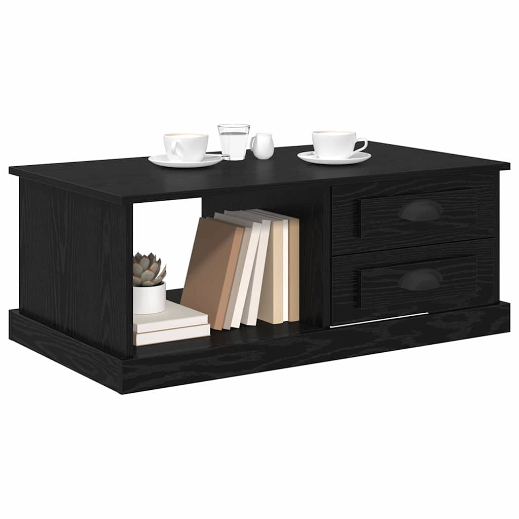 Konferenční Stolek Černý Dub 90 X 50 X 35 Cm Kompozitní Dřevo