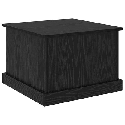 Konferenční Stolek Černý Dub 50 X 50 X 35 Cm Kompozitní Dřevo