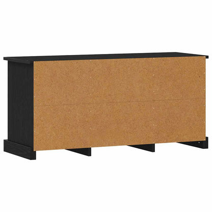 Televizní Skříň 99,5 X 35,5 X 48 Cm Černý Dub Kompozitní Dřevo