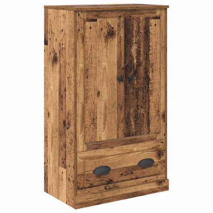Vysoký Bufet Staré Dřevo 60 X 35,5 X 103,5 Cm Kompozitní Dřevo
