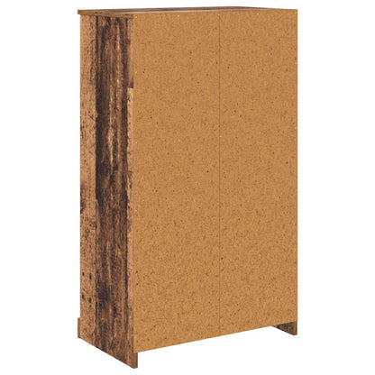 Vysoký Bufet Staré Dřevo 60 X 35,5 X 103,5 Cm Kompozitní Dřevo