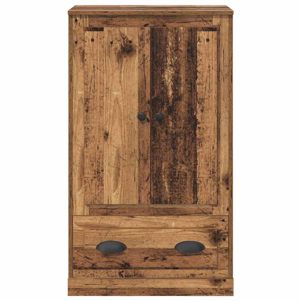 Vysoký Bufet Staré Dřevo 60 X 35,5 X 103,5 Cm Kompozitní Dřevo