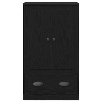 Vysoký Bufet Černý Dub 60 X 35,5 X 103,5 Cm Kompozitní Dřevo
