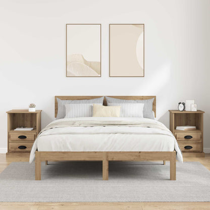 Noční Skříňka 2 Ks Artisanový Dub 36 X 43 X 60 Cm