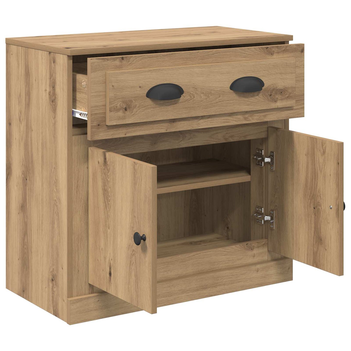 Vysoký Bufet Artisanový Dub 70 X 35,5 X 67,5 Cm