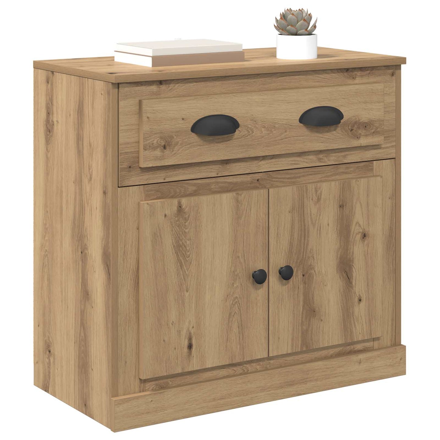 Vysoký Bufet Artisanový Dub 70 X 35,5 X 67,5 Cm