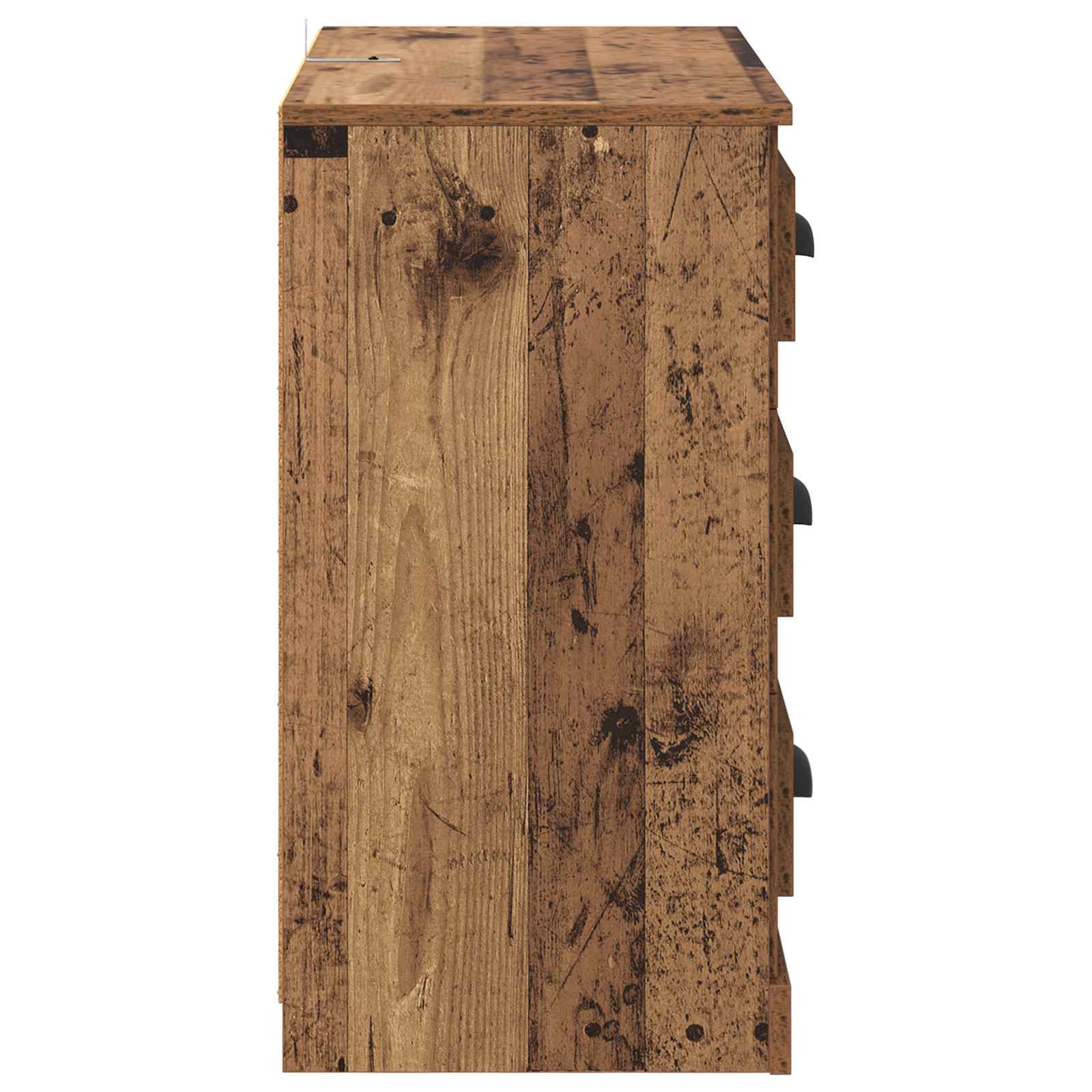 Servírovací Skříň Staré Dřevo 70 X 35,5 X 67,5 Cm