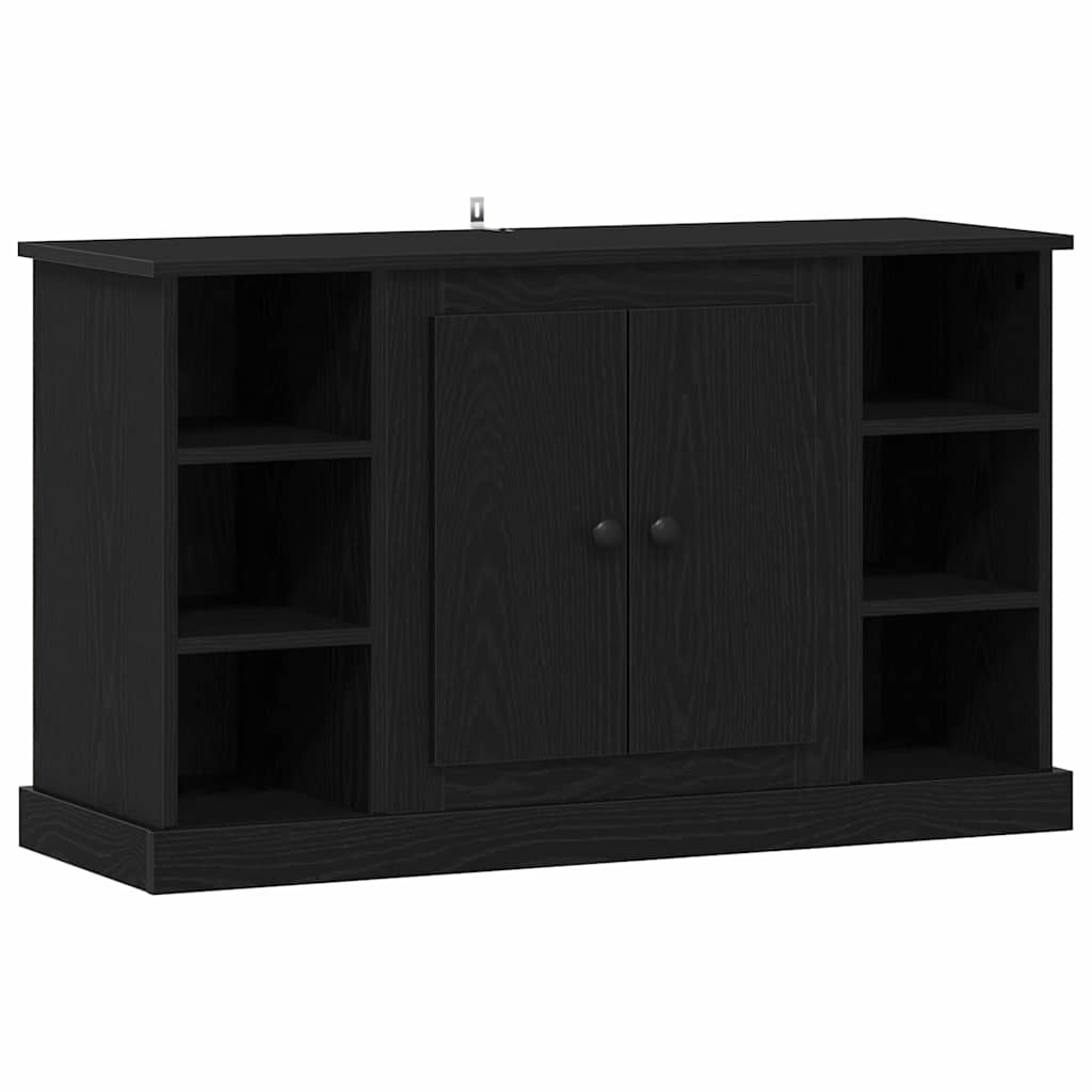 Servírovací Skříň Černý Dub 100 X 35,5 X 60 Cm Kompozitní Dřevo