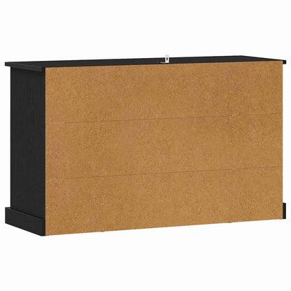 Servírovací Skříň Černý Dub 100 X 35,5 X 60 Cm Kompozitní Dřevo