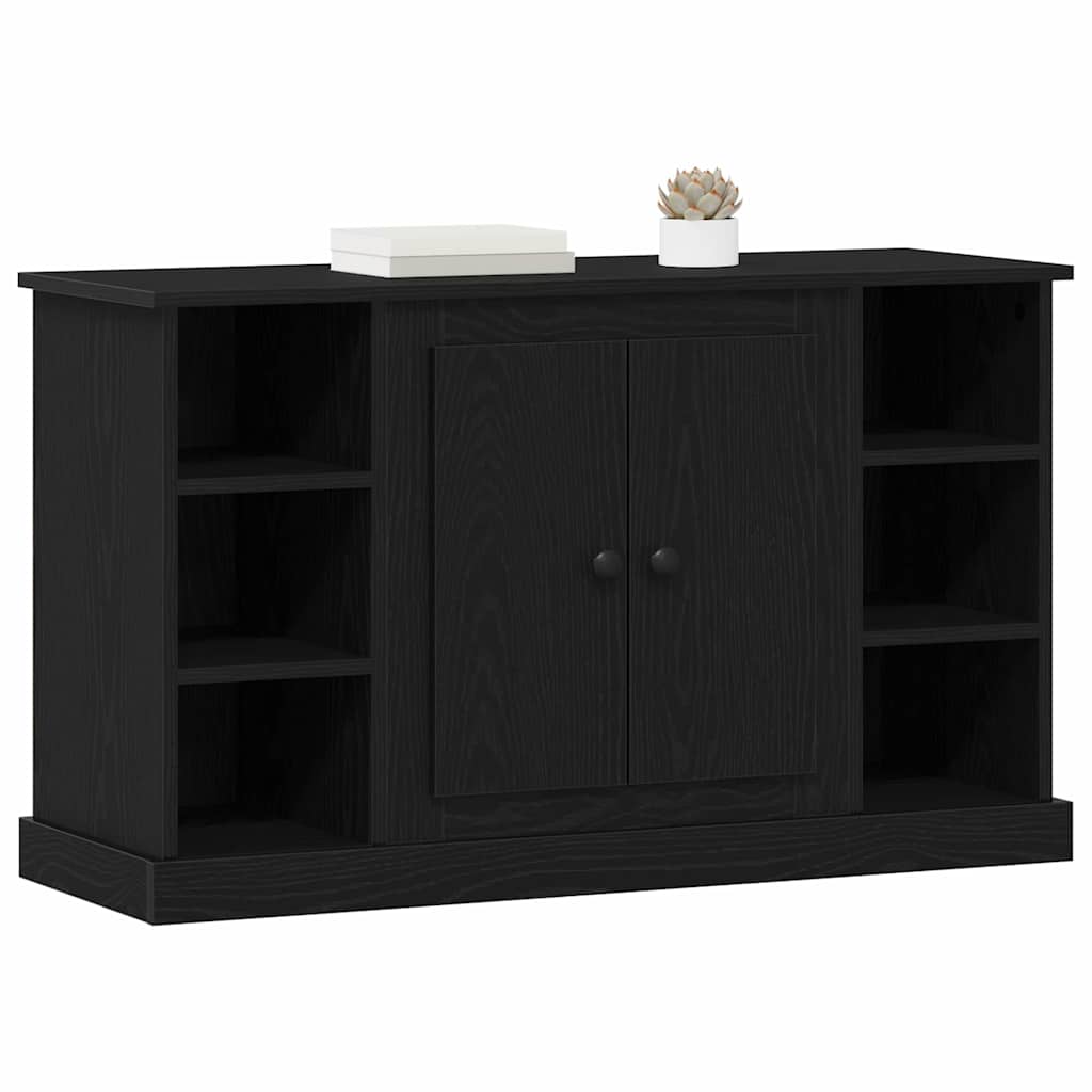 Servírovací Skříň Černý Dub 100 X 35,5 X 60 Cm Kompozitní Dřevo