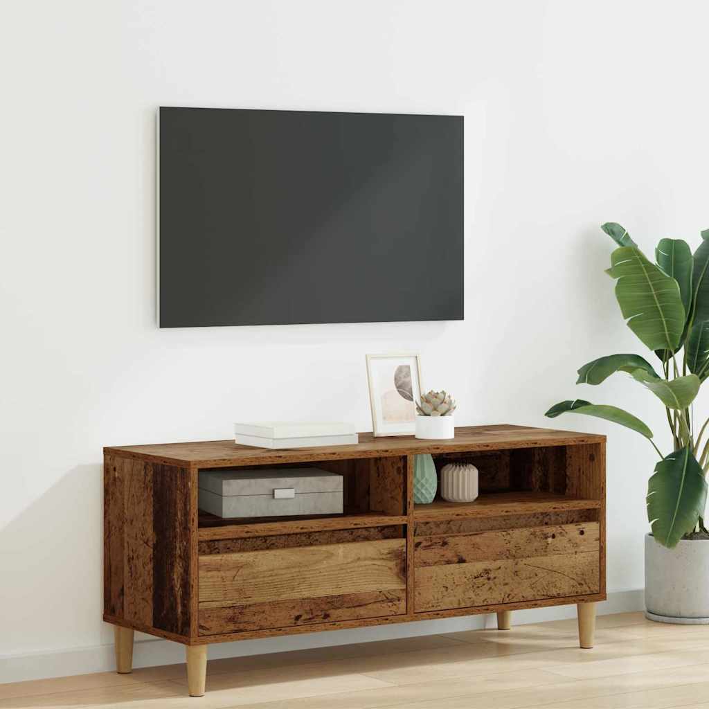 Televizní Skříň 100 X 34,5 X 44,5 Cm Staré Dřevo