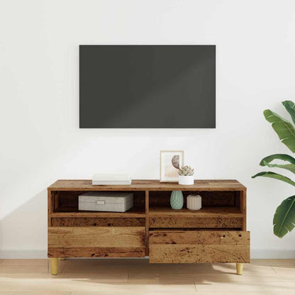 Televizní Skříň 100 X 34,5 X 44,5 Cm Staré Dřevo