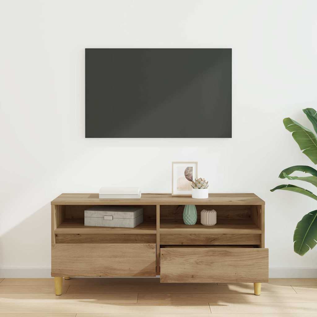 Televizní Skříň 100 X 34,5 X 44,5 Cm Artisanový Dub