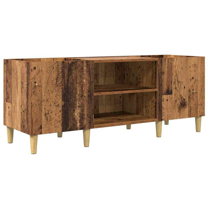 Skříň Na Gramofonové Desky 121 X 38 X 48 Cm Kompozitní Dřevo