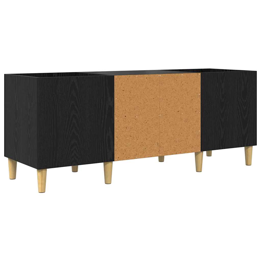 Skříň Na Gramofonové Desky 121 X 38 X 48 Cm Kompozitní Dřevo