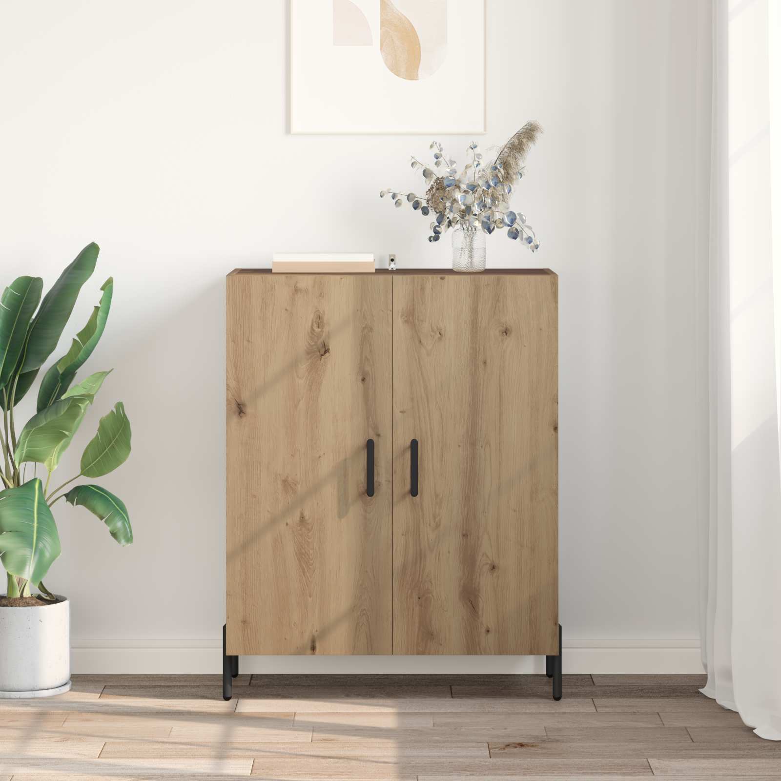 Servírovací Skříň Artisanový Dub 69,5 X 34 X 90 Cm