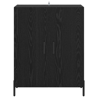 Servírovací Skříň Černý Dub 69,5 X 34 X 90 Cm Kompozitní Dřevo