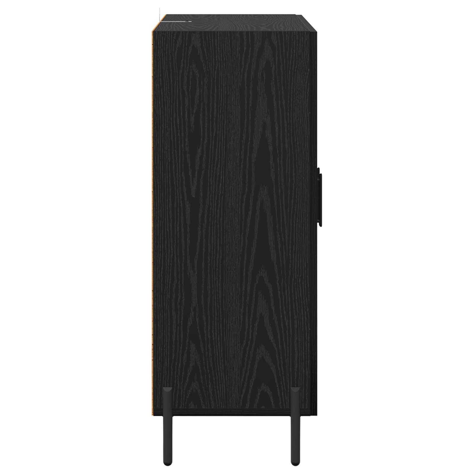 Servírovací Skříň Černý Dub 69,5 X 34 X 90 Cm Kompozitní Dřevo