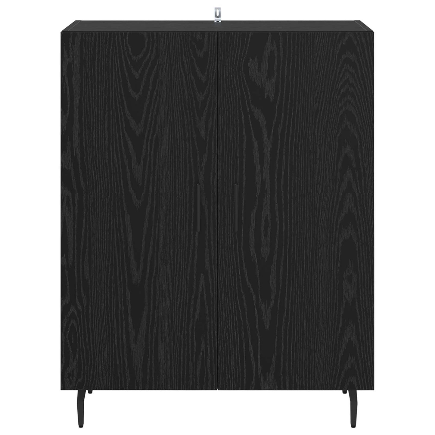 Servírovací Skříň Černý Dub 69,5 X 34 X 90 Cm Kompozitní Dřevo