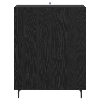 Servírovací Skříň Černý Dub 69,5 X 34 X 90 Cm Kompozitní Dřevo