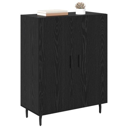 Servírovací Skříň Černý Dub 69,5 X 34 X 90 Cm Kompozitní Dřevo