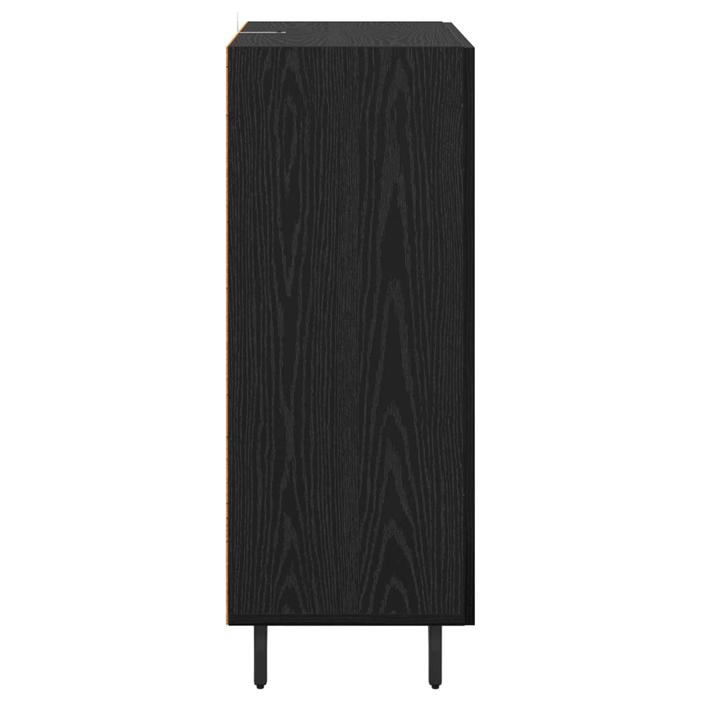 Servírovací Skříň Černý Dub 69,5 X 34 X 90 Cm Kompozitní Dřevo
