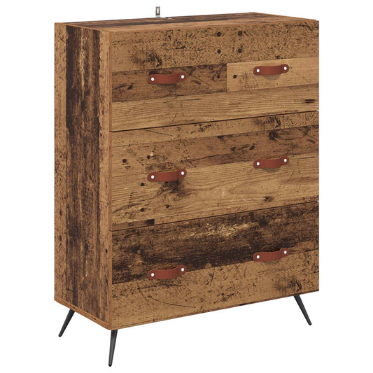 Příborník Staré Dřevo 69,5 X 34 X 90 Cm Dřevěný Materiál