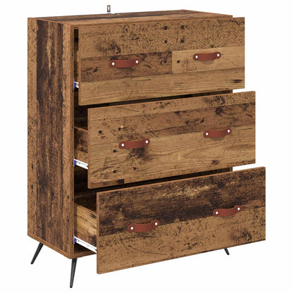 Příborník Staré Dřevo 69,5 X 34 X 90 Cm Dřevěný Materiál