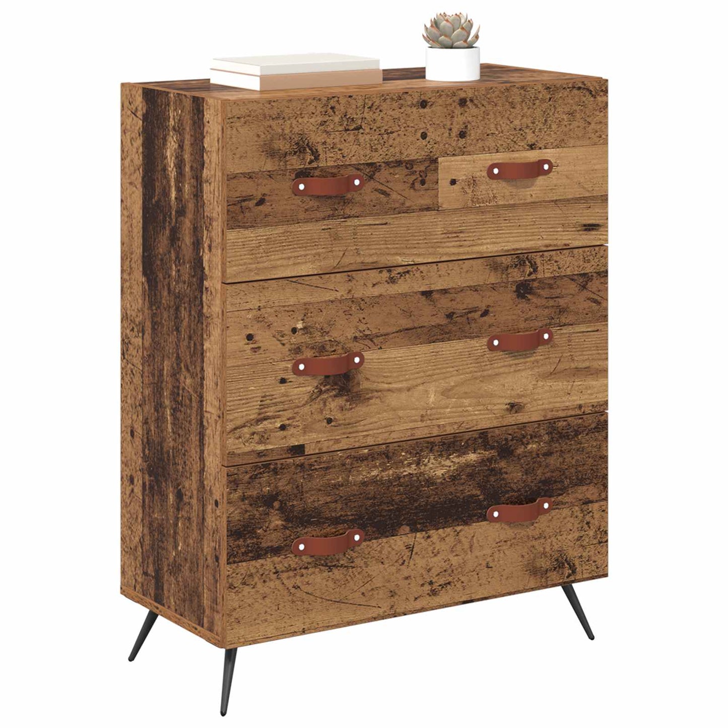 Příborník Staré Dřevo 69,5 X 34 X 90 Cm Dřevěný Materiál