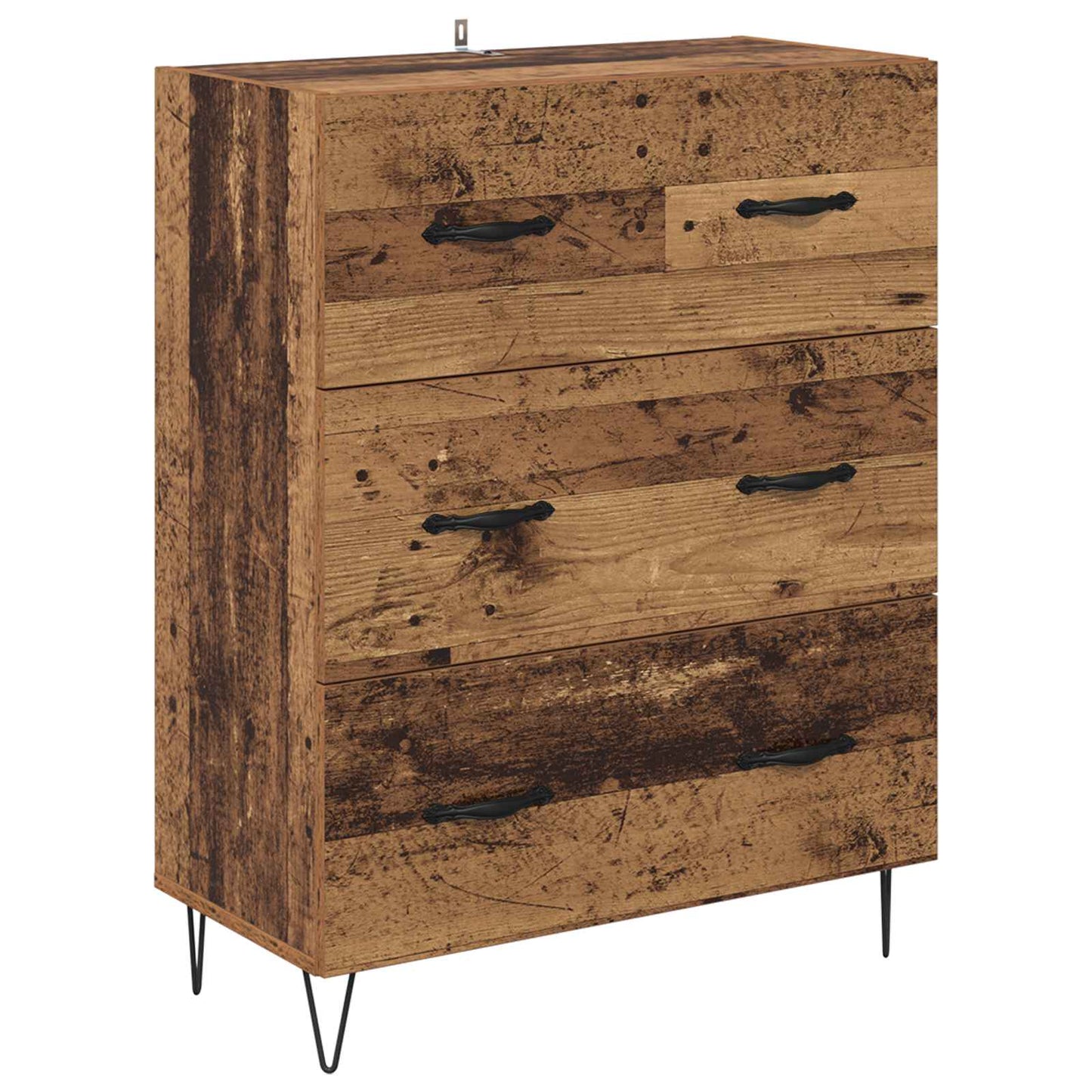 Servírovací Skříň Se Zásuvkou Staré Dřevo 69,5 X 34 X 90 Cm