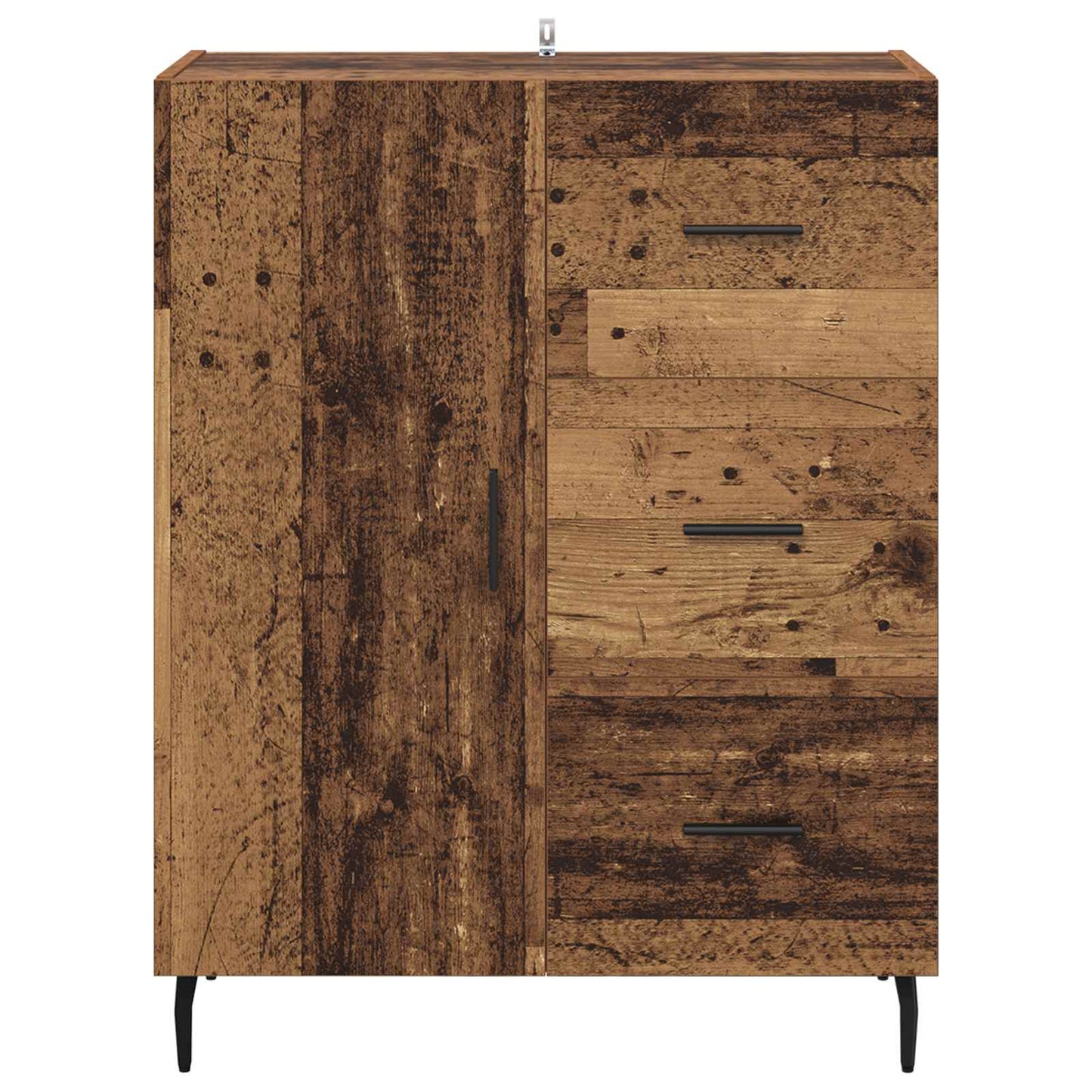 Servírovací Skříň Se Zásuvkou Staré Dřevo 69,5 X 34 X 90 Cm