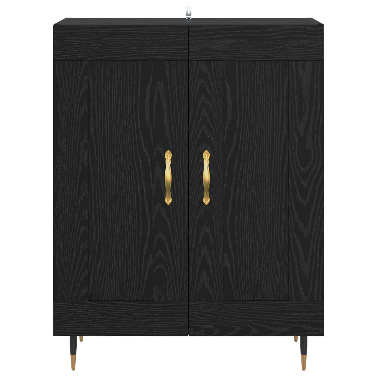 Servírovací Skříň Černý Dub 69,5 X 34 X 90 Cm Kompozitní Dřevo