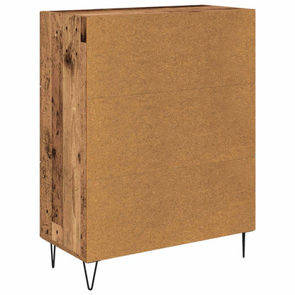 Servírovací Skříň Se Zásuvkou Staré Dřevo 69,5 X 34 X 90 Cm