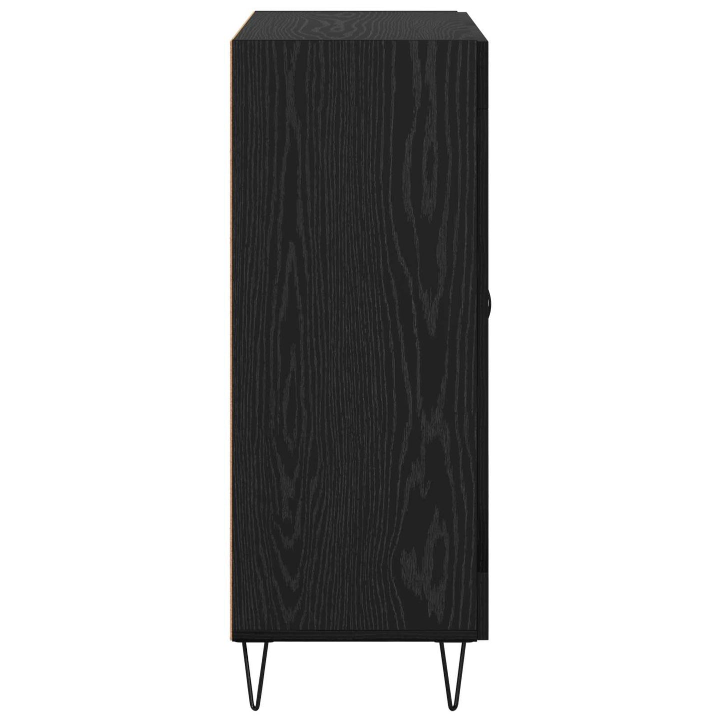 Servírovací Skříň Černý Dub 69,5 X 34 X 90 Cm Dřevěný Materiál