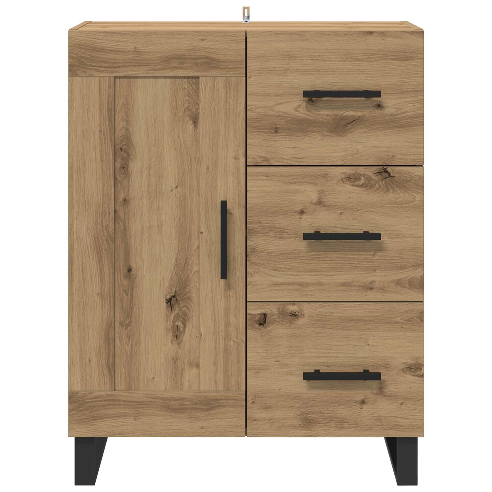 Servírovací Skříň Artisanový Dub 69,5 X 34 X 90 Cm