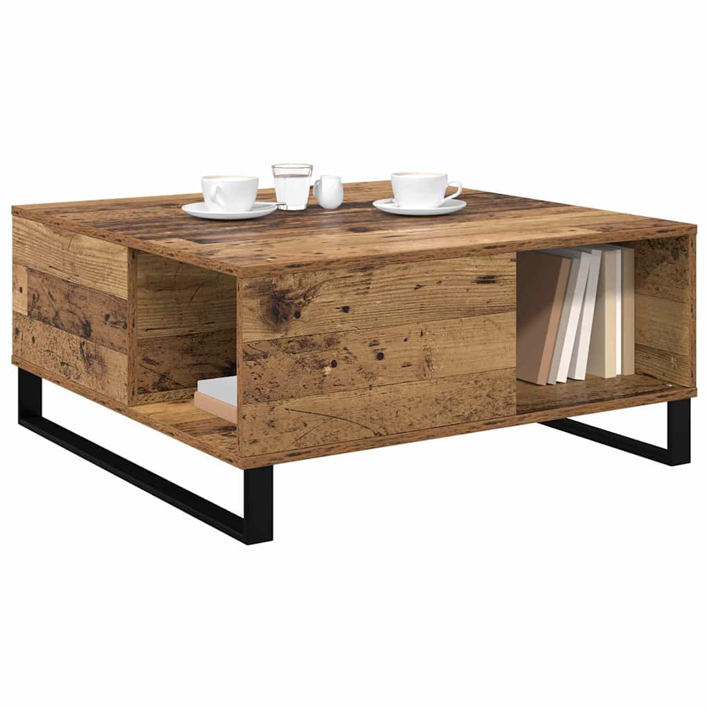 Konferenční Stolek Staré Dřevo 80 X 80 X 36,5 Cm