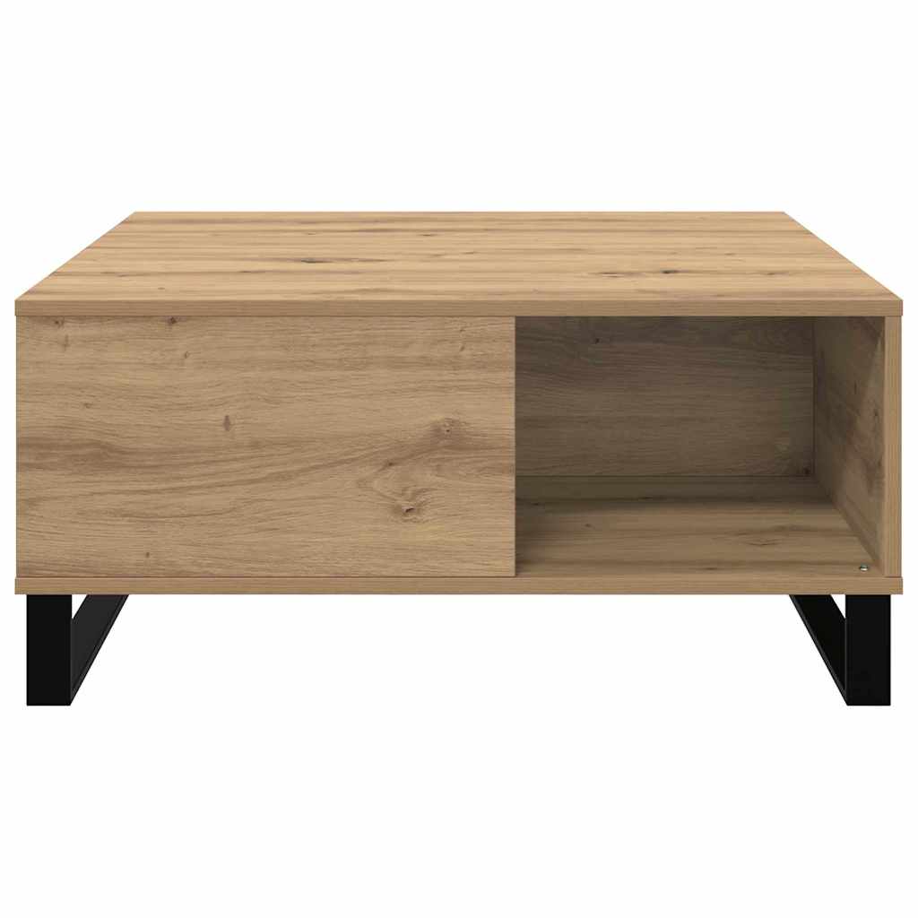 Konferenční Stolek Artisanový Dub 80 X 80 X 36,5 Cm