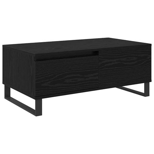 Konferenční Stolek Černý Dub 90 X 50 X 36,5 Cm Kompozitní Dřevo