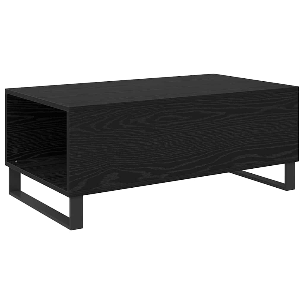 Konferenční Stolek Černý Dub 90 X 50 X 36,5 Cm Kompozitní Dřevo
