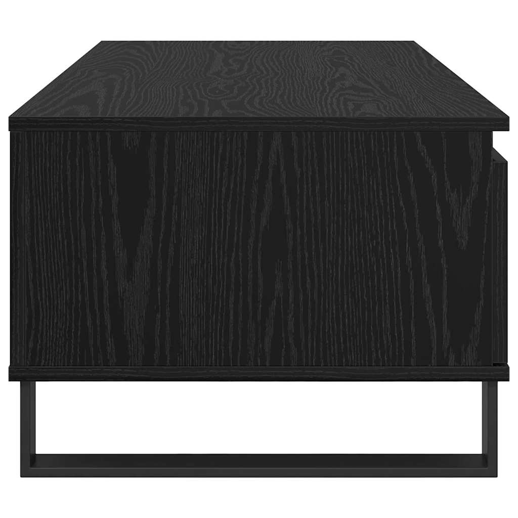 Konferenční Stolek Černý Dub 90 X 50 X 36,5 Cm Kompozitní Dřevo