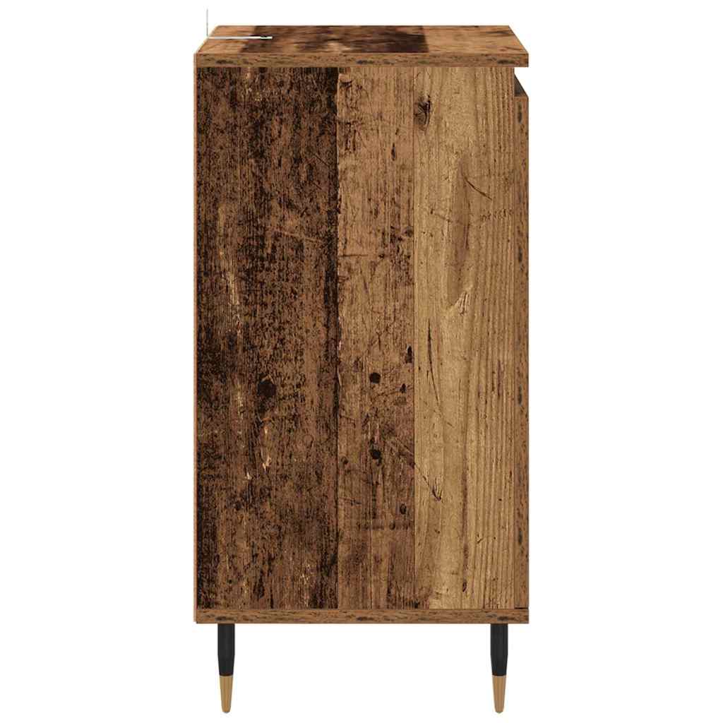 Servírovací Skříň 2 Pcs Staré Dřevo 40 X 35 X 70 Cm