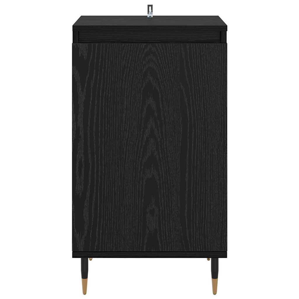Servírovací Skříň 2 Pcs Černý Dub 40 X 35 X 70 Cm