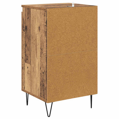 Servírovací Skříň Staré Dřevo 40 X 35 X 70 Cm Kompozitní Dřevo